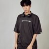 BoxBox®  BOLT Logo 寬版落肩T恤 霧灰電
